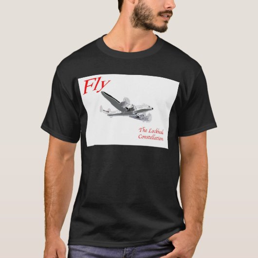 Vlieg de Lockheed Constellatie T-shirt (Voorkant)