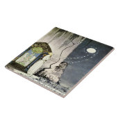 Vlieg de maan uit Magisch sprookje Kay Nielson Tegeltje (Zijkant)