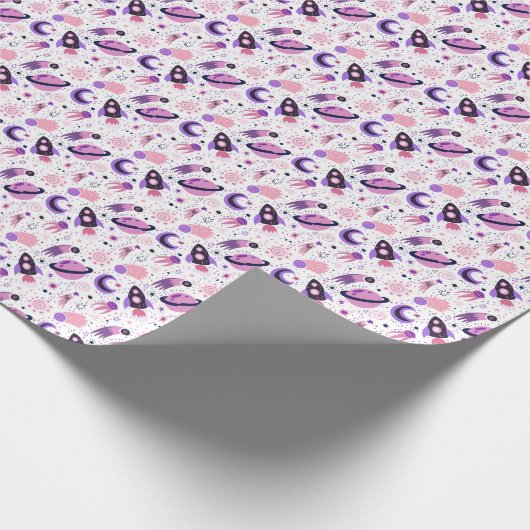 Vlieg de ruimte in! cadeaupapier (Hoek)