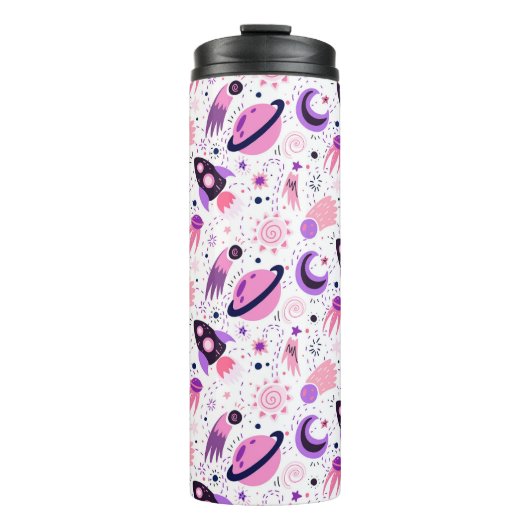 Vlieg de ruimte in! thermosbeker (Voorkant)