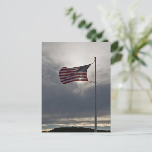 Vlieg de vlag briefkaart (Staand voorkant)