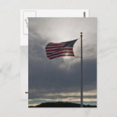 Vlieg de vlag briefkaart (Voorkant / Achterkant)