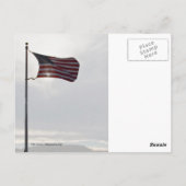 Vlieg de vlag briefkaart (Achterkant)