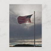 Vlieg de vlag briefkaart (Voorkant)