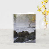 Vlieg die Notecard vissen Kaart (Gele Bloem)