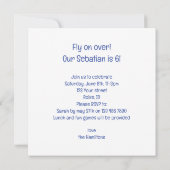 Vlieg door! Papegaai verjaardag, vogel verjaardag Kaart (Achterkant)