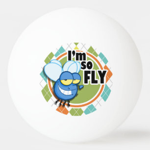 Vlieg dus! Kleurrijk argyle patroon Pingpongbal