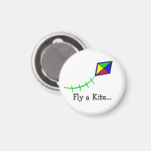 Vlieg een Kite Magneet (Voorkant / Achterkant)