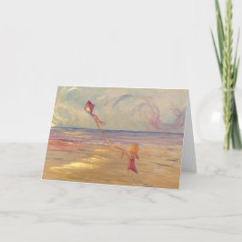 Vlieg een Kite Note Kaart