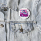 Vlieg een Kite! Ronde Button 5,7 Cm (In situ)