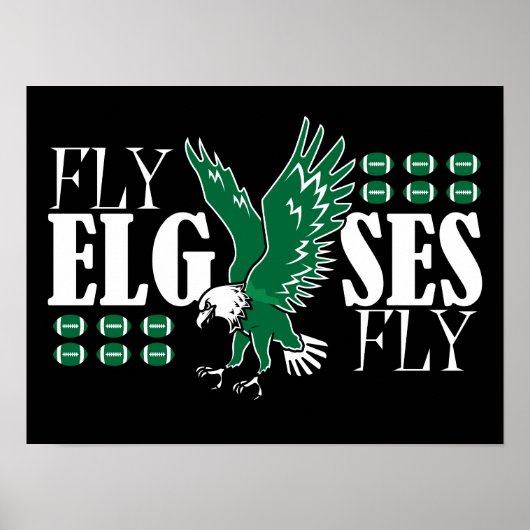 Vlieg Elgses Vliegen Grappige Spelling Meme Poster (Voorkant)