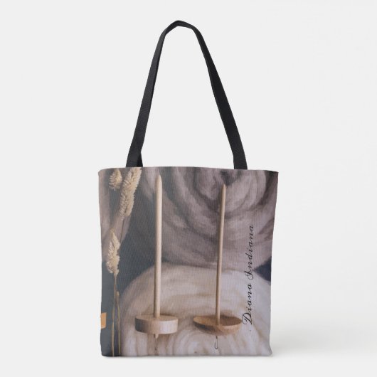 Vlieg- en valspieren tote bag (Achterkant)