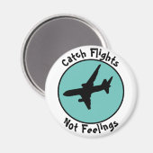 Vlieg geen Button Magneet (Voorkant / Achterkant)