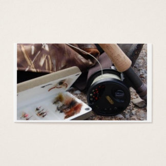 Vlieg Gevist staaf en haspel Visitekaartjes