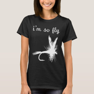 Vlieg Grappig Vissen T-shirt
