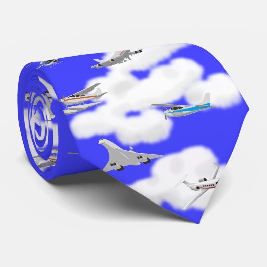 Vlieg het Stropdas van de Vriendelijke Skies (Opgerold)