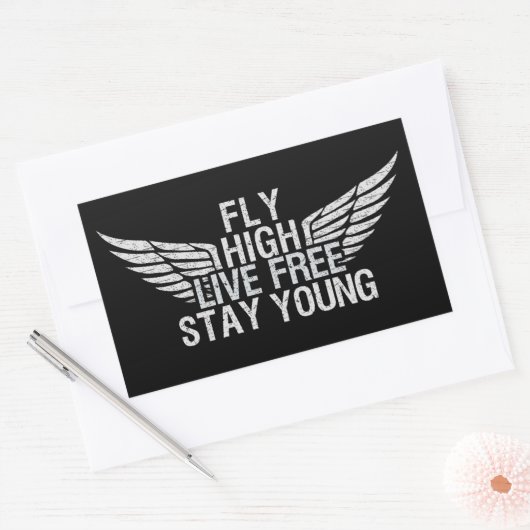 VLIEG HOGE STICKERS (Envelop)