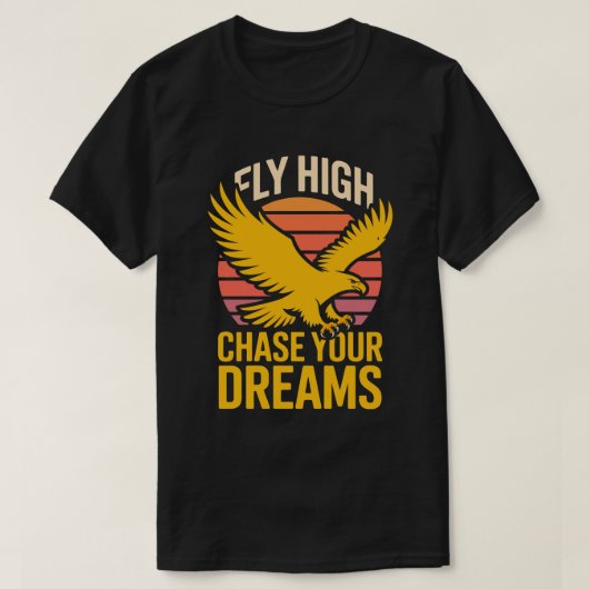 Vlieg Hoog Adelaar T-shirt (Design voorkant)