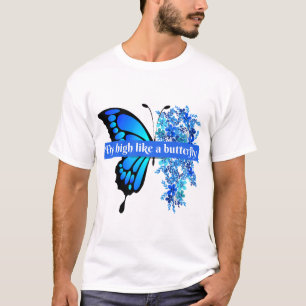 Vlieg hoog als een vlinder t-shirt