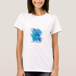 'Vlieg hoog als een vlinder' T-shirt voor vrouwen