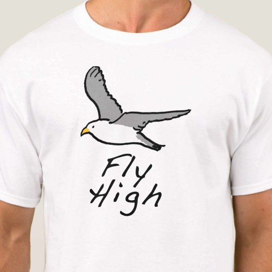 Vlieg hoog - als een vogel! t-shirt