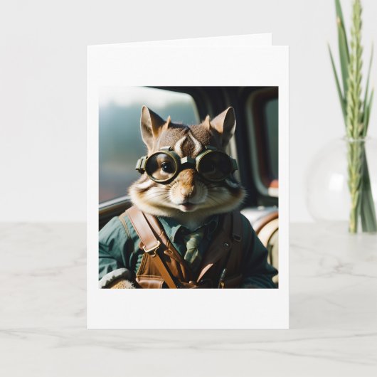 Vlieg hoog! Celebration Chipmunk kaart (Voorkant)