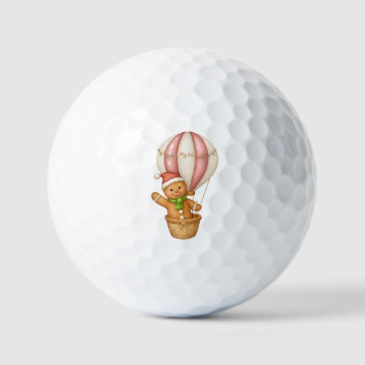 Vlieg hoog deze kerst! Peperkoek Golfballen (Voorkant)