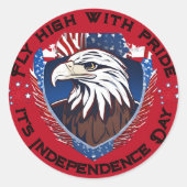 Vlieg hoog met Pride Sticker (Voorkant)