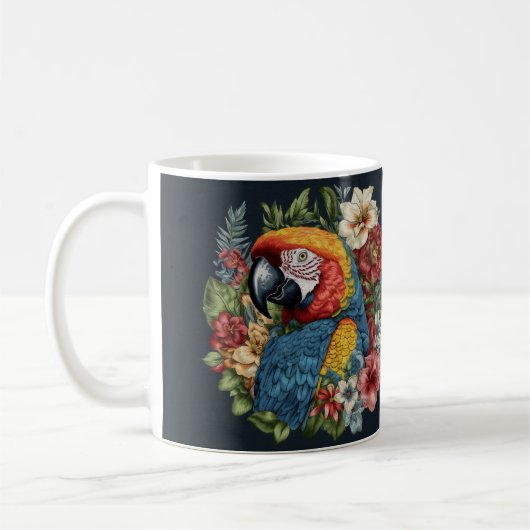 Vlieg in Levendigheid met Parrot-Theme Mokken (Links)