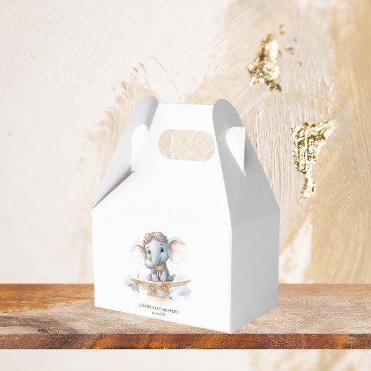 Vlieg in Schattige gelukzaligheid: Olifant Waterve Bedankdoosjes