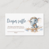 Vlieg in Schattige gelukzaligheid: Olifant Waterve Informatiekaartje (Voorkant)