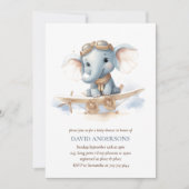 Vlieg in Schattige gelukzaligheid: Olifant Waterve Kaart (Voorkant)