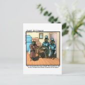 Vlieg in soep briefkaart (Staand voorkant)