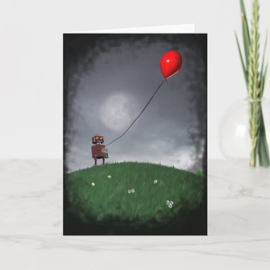 Vlieg je kleine rode baloon Kaart (Voorkant)