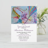 VLIEG JE VLIEGER FEest UITNODIGING (Staand voorkant)