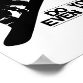 Vlieg je zelfs snowboardcadeau? poster (Hoek)