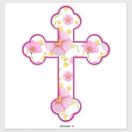 Vlieg  kruisStickers. Sticker (Vel)