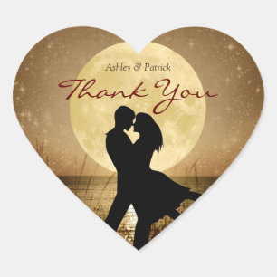 Vlieg me naar de maan dank u bruiloft Sticker