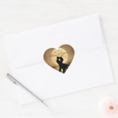 Vlieg me naar de maan dank u bruiloft Sticker (Envelop)