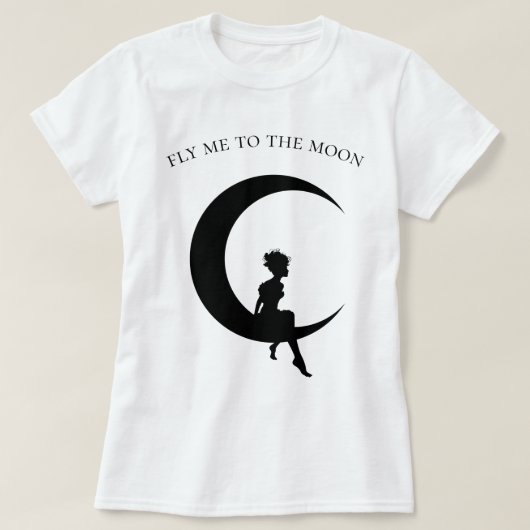 vlieg me naar de maan t-shirt (Design voorkant)