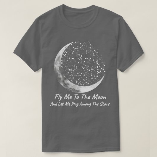 Vlieg Me Naar De Maan T-shirt (Design voorkant)