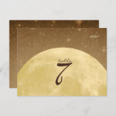 Vlieg me naar de maan - Tafelnummer Kaart (Voorkant / Achterkant)