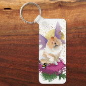 VLIEG ME NAAR DE MOON Chow metal sleutelhanger (Voorkant)