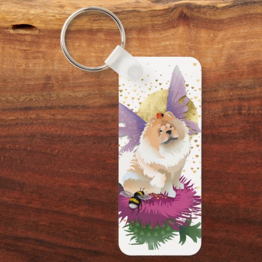 VLIEG ME NAAR DE MOON Chow metal sleutelhanger (Voorkant)