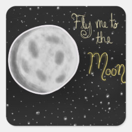 Vlieg me naar de Moon Stickers
