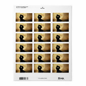 Vlieg me naar het Moon Address Label (Full Sheet)
