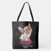 VLIEG ME NAAR HET MOON-chow kruislichaam en canvas Tote Bag (Voorkant)