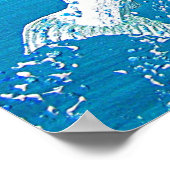 Vlieg met de adelaars of zwaai met vis poster (Hoek)