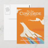 Vlieg met de Concorde Briefkaart (Voorkant / Achterkant)