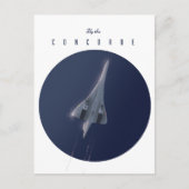 Vlieg met de Concorde Reisposter Briefkaart (Voorkant)